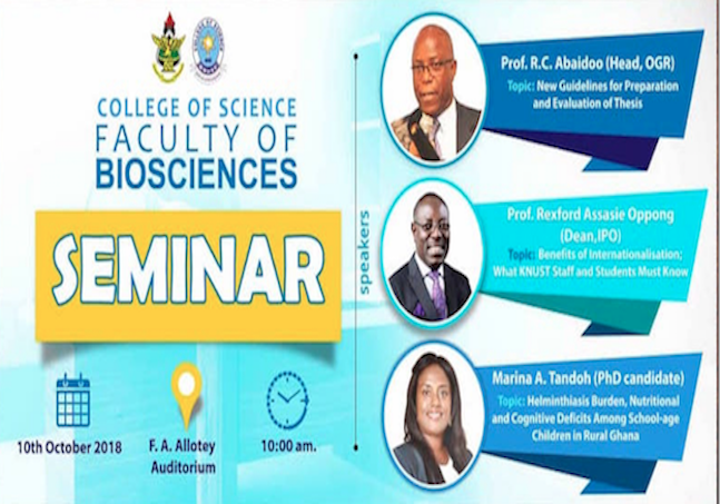 Biosciences Seminar 1