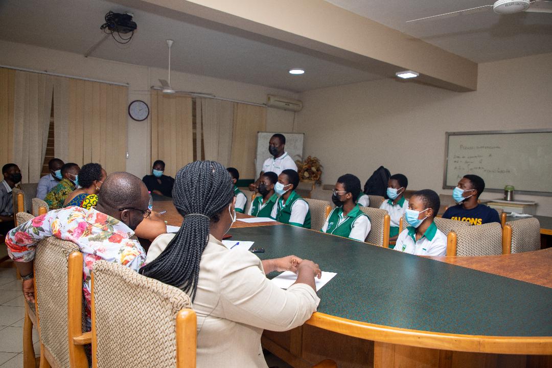 St. Louis Girls Senior High School paid a courtesy call to the Head of Department of Statistics and Actuarial Science, KNUST3