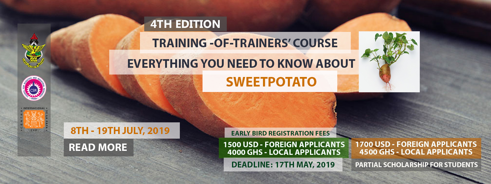 4th Edition of the Training-of-Trainers’ course: “Everything-you-need-to-know-about-Sweetpotato