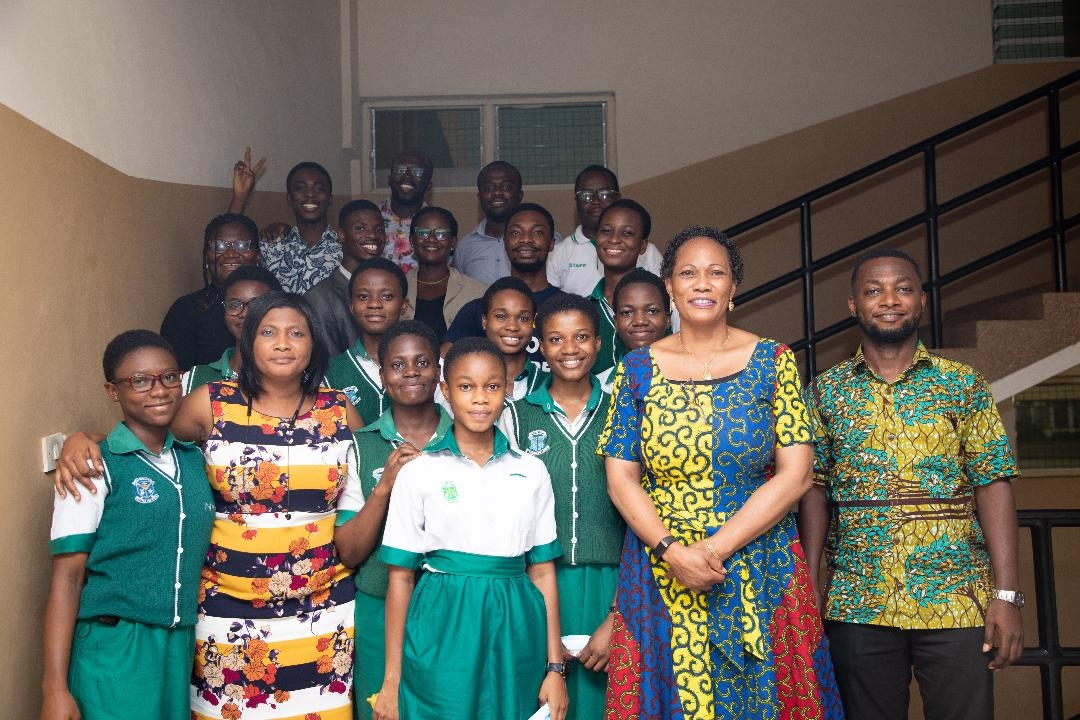 St. Louis Girls Senior High School paid a courtesy call to the Head of Department of Statistics and Actuarial Science, KNUST