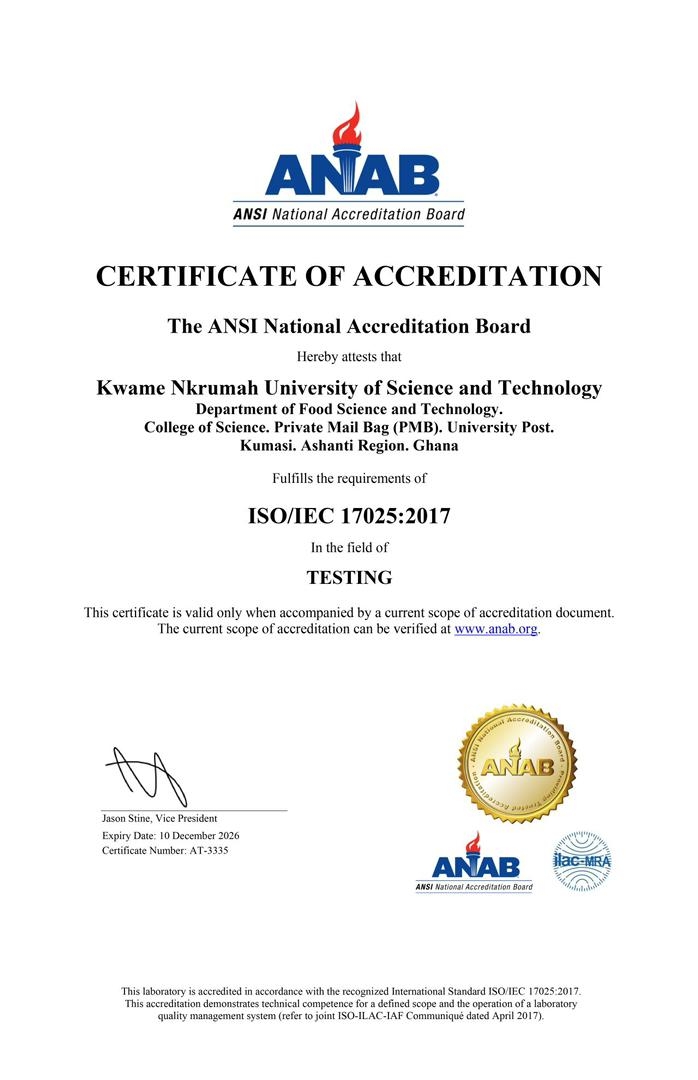 Accreditation Certificate