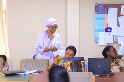 Professor (Mrs.) Atinuke Adebanji leads workshops for mid-career women scientists