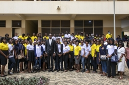 Eighty-Four MasterCard Foundation Scholars Received Training in Yoghurt Production at KNUST-Food Processing Unit
