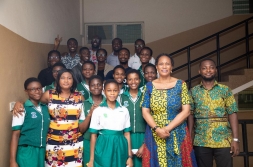 St. Louis Girls Senior High School paid a courtesy call to the Head of Department of Statistics and Actuarial Science, KNUST